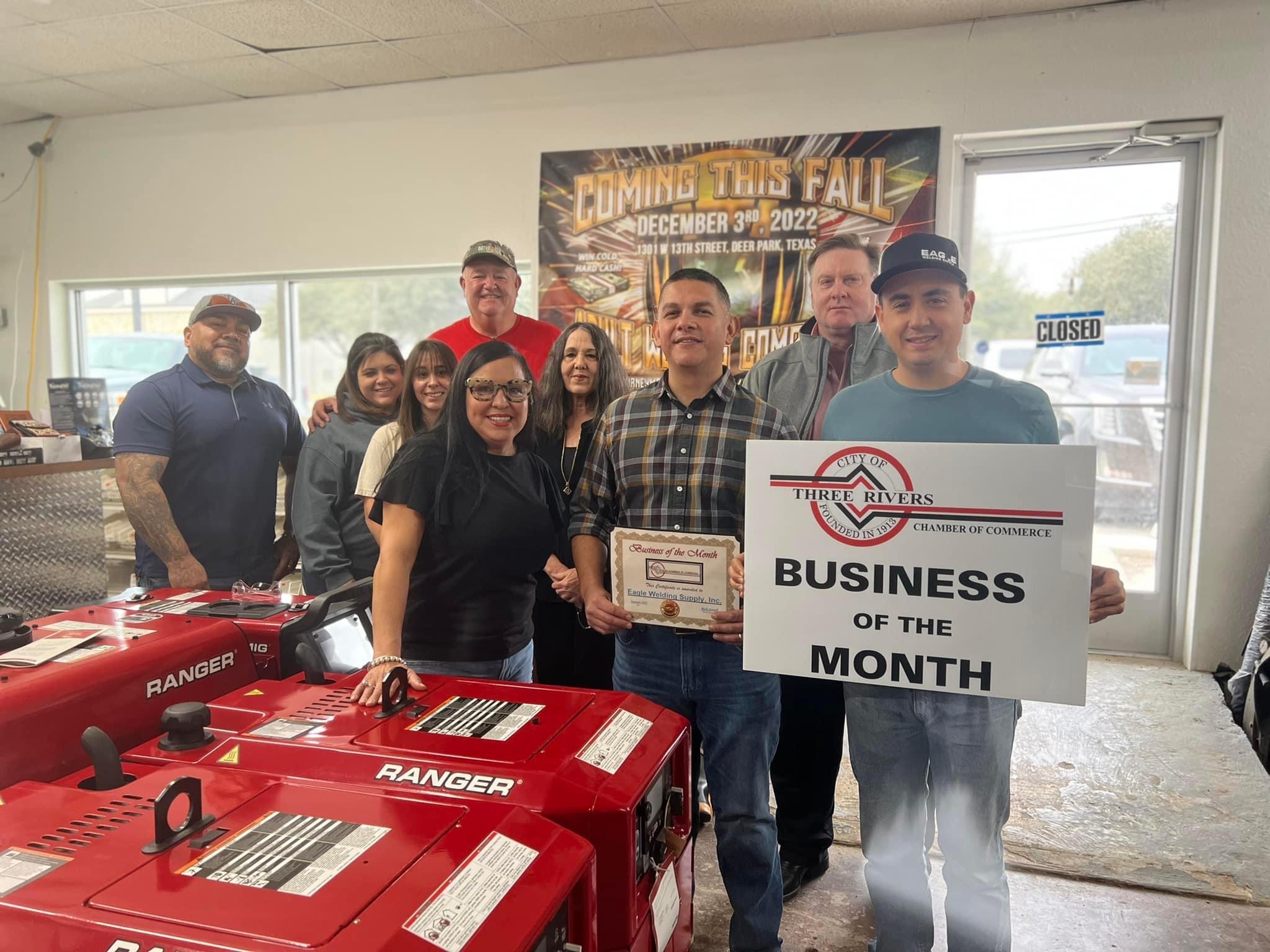 January Business of the Month 2023 Three Rivers Chamber of Commerce